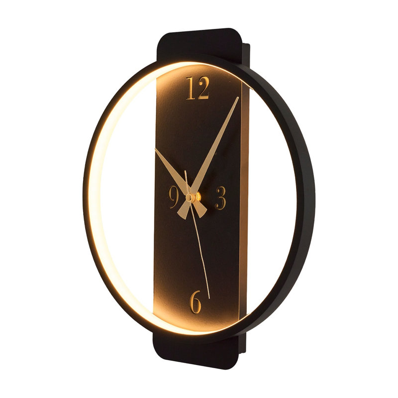 Horloge murale Aeiden, Noir