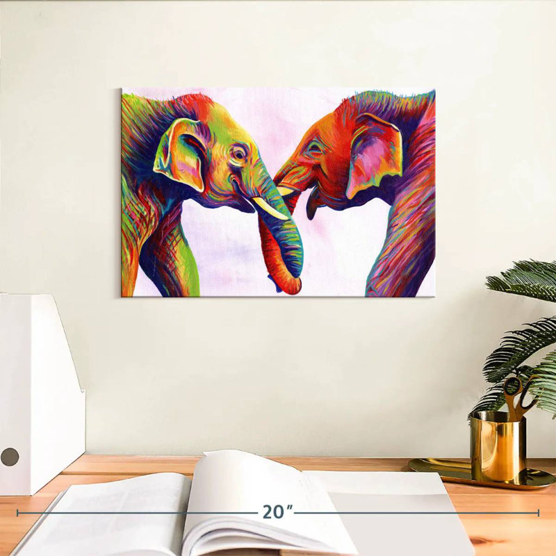 Brampt Elephant Calves, 8" H x 12" W