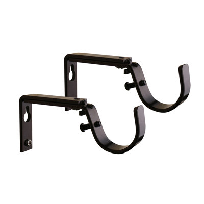 Support pour tringle à rideaux Meriville pour tringle 1 1/4 pouce (ensemble de 2)