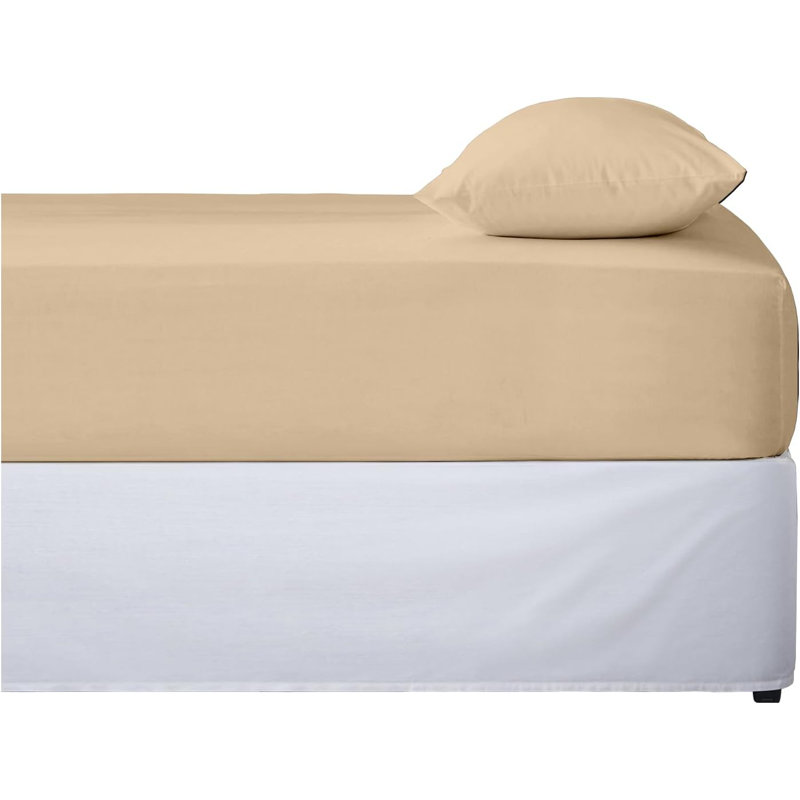 Microfiber Standard Pillow Case, Beige
