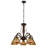 Chulmleigh 5 - Light Glass Dimmable Classic / Traditional Chandelier