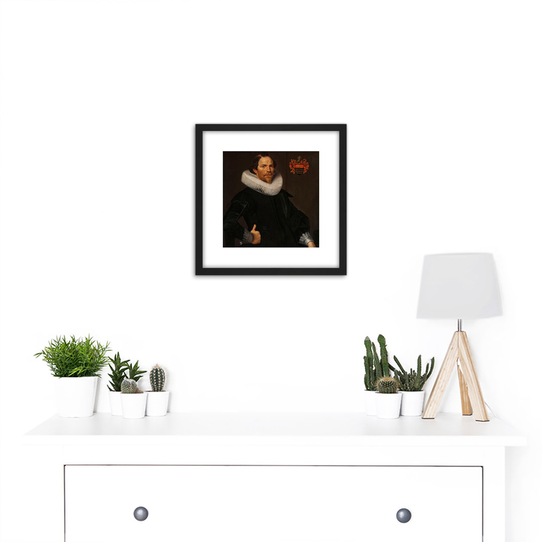 Portrait Pieter Van Son by Nicolaes Pickenoy - Single Picture Frame Painting