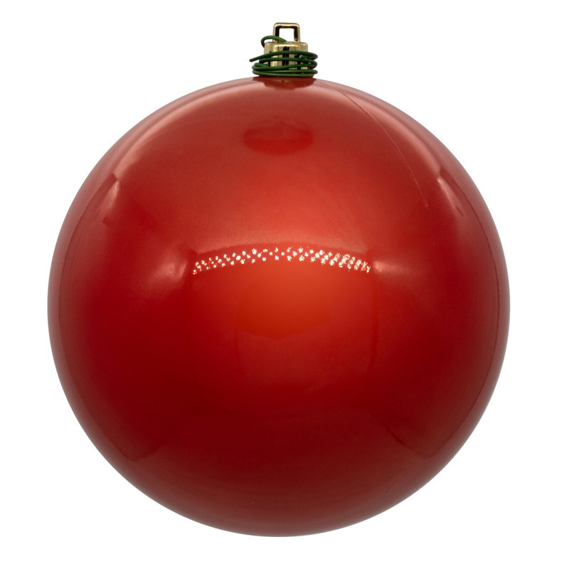 Christmas Ball Ornament (Set of 12), Coral
