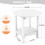 18" Outdoor All Weather Side Table-2036859746