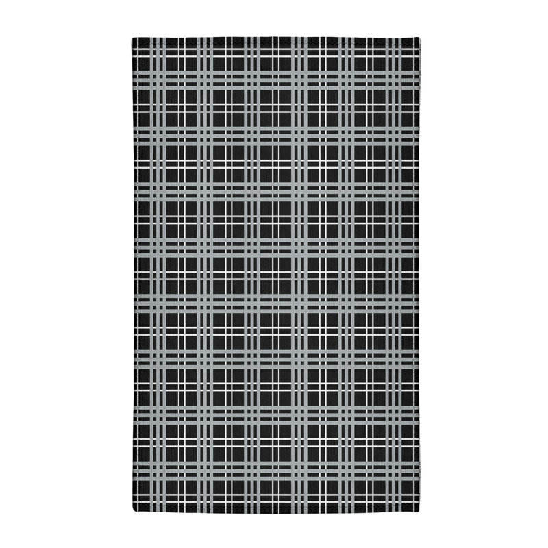 Plaid Indoor Rug, Rectangle 4' x 6'