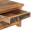 Marisela Solid Wood Four Leg Coffee Table with Storage