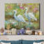 Tapisserie Egret - impression sur toile tendue-541168998