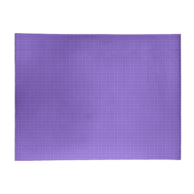 Tapis de zone mauve classic napperon, Rectangle 4 pi x 6 pi