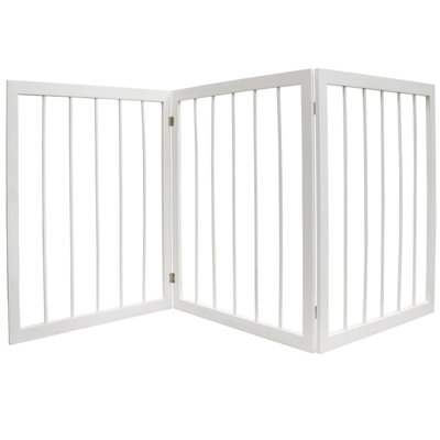 Leysin Wood Free Standing Pet Gate