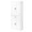 Bathroom Storage: White Cabinet With Doors And Useful Drawer Spacious-779349636