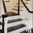 Abstract Checkered Pattern Stair Riser Decals