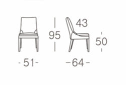 Niara Leather Side Chair