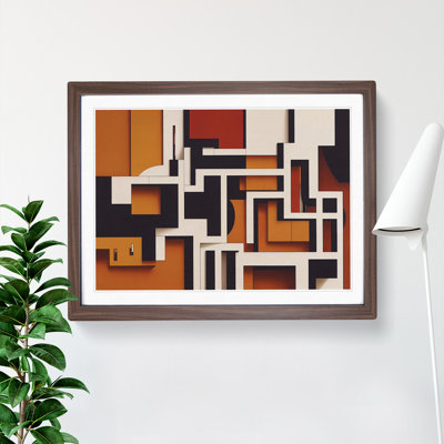 Magnetic Modern Abstract - Framed Print