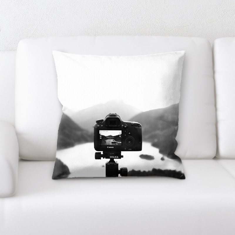 Microsuede Throw Pillow