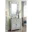 Gabrielle Wood Flat Wall Mirror