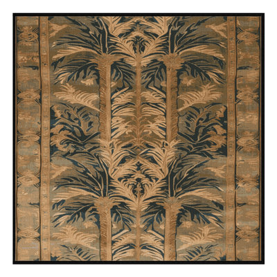 Machine Washable Persian Brown Area Rug