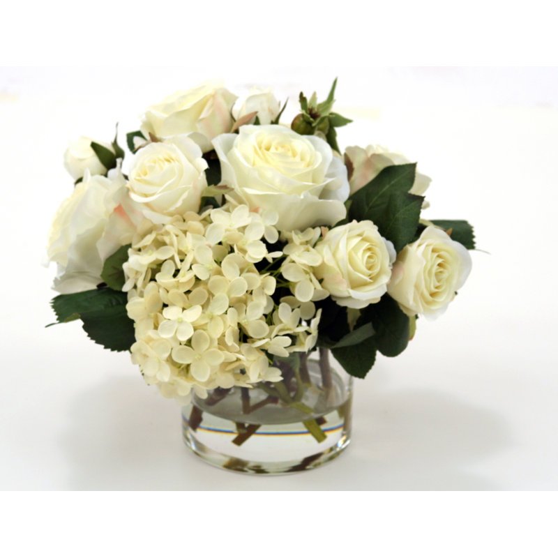 Polysilk Arrangement in Vase