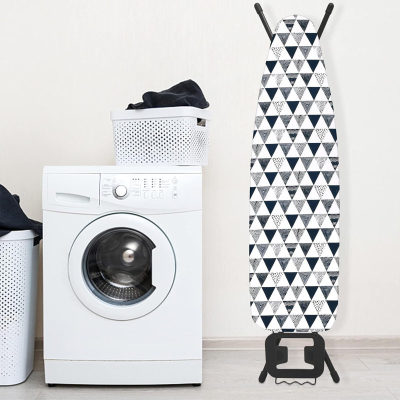 Extra-wide Ironing Board Cover Triangle Grey