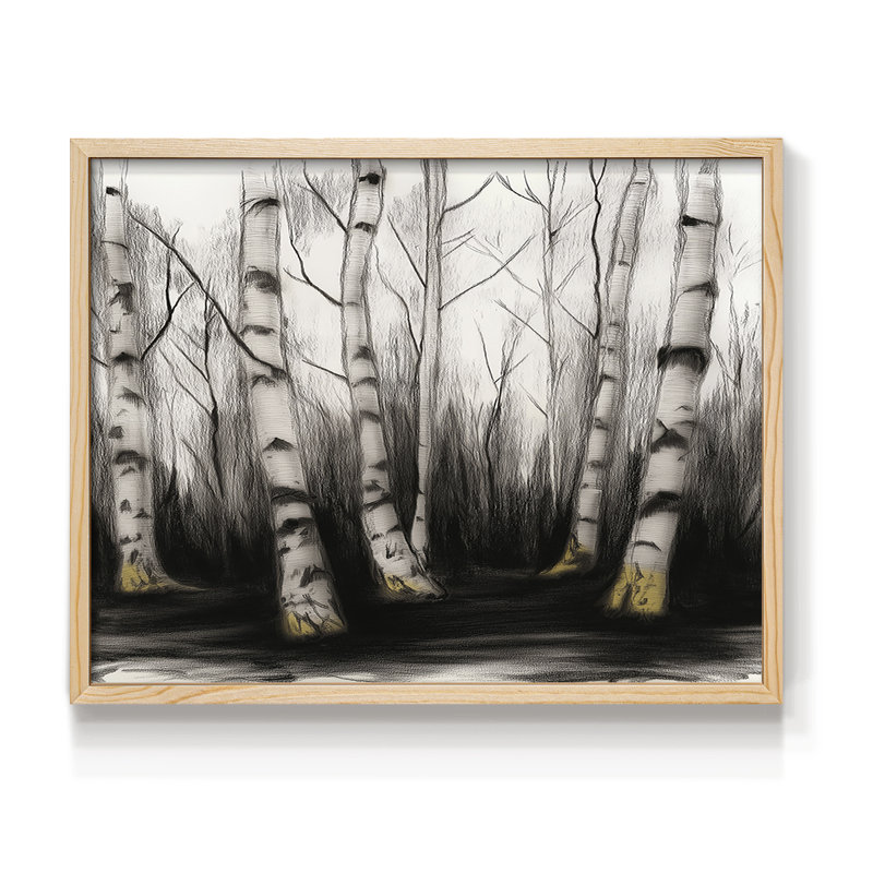 LANDSCAPES Series XVI -Framed Print - Restickable, H 8 po x l 10 po