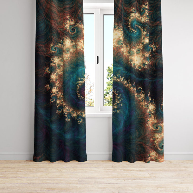 Semi Sheer Curtain, 20" W x 82" L