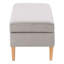 Banc de rangement à couvercle rabattable rembourré-1062176318