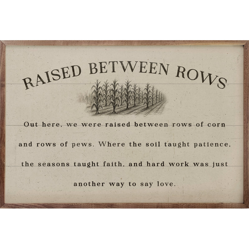 Raised Between Rows, H 5 po x l 8 po, Black