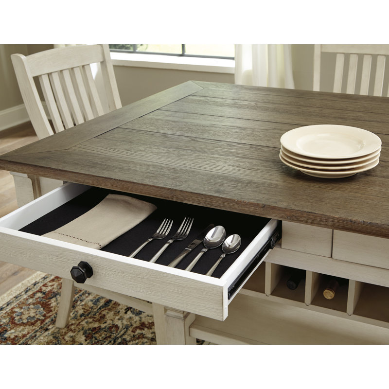 Bolanburg Counter Height Dining Table and 6 Barstools