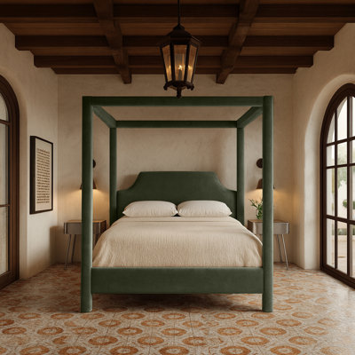 Dawson Velvet Upholstered Bed