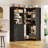 55" W Closet System With Drawers And Hanging Rods-952578886
