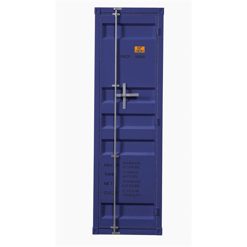 Cargo Blue Finish Wardrobe, Blue