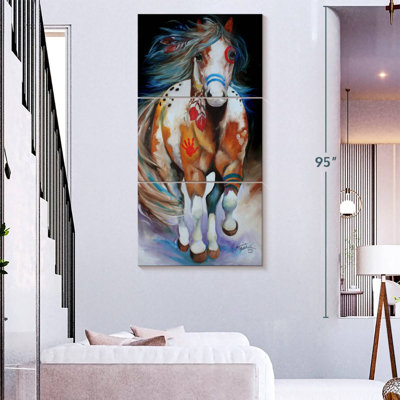 Cheval de guerre indien