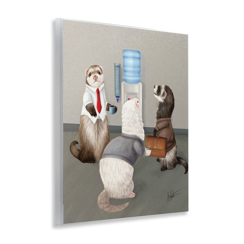 Art mural, refroidisseur d'eau de bureau, plaque murale par Mehu Art