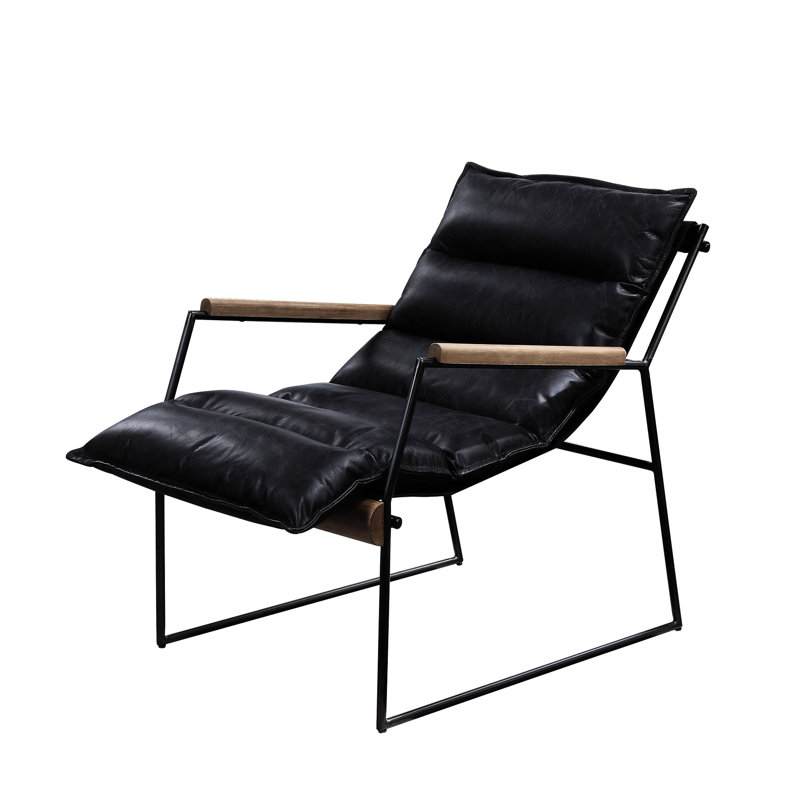 Fauteuil en cuir vieilli pour usage domestique