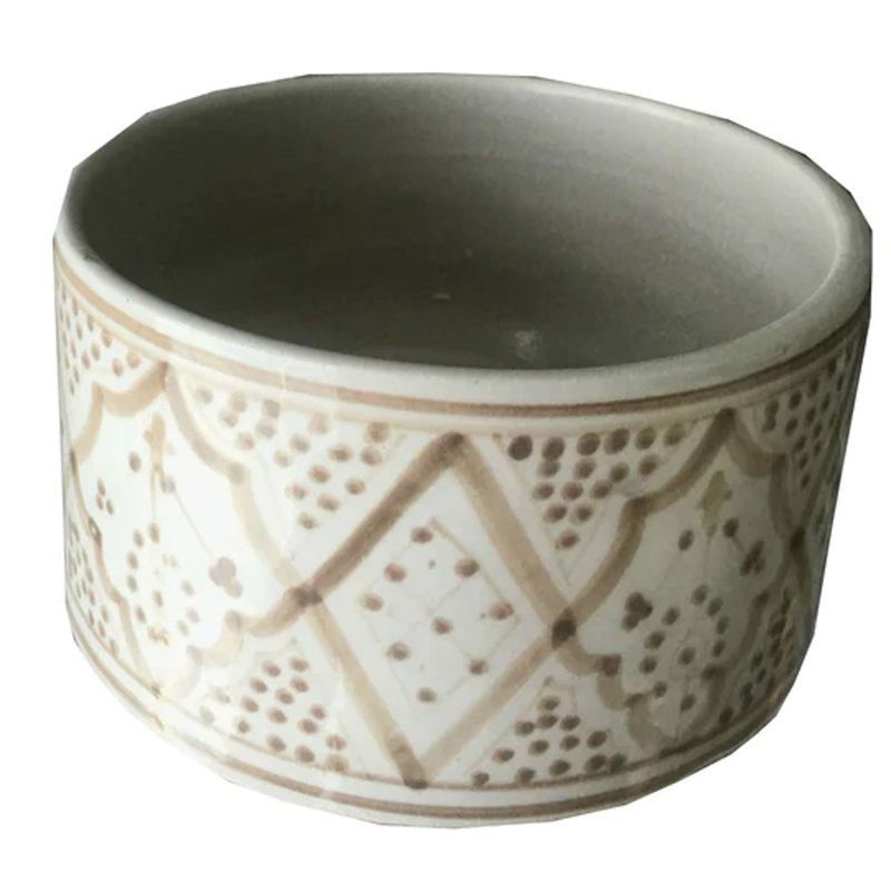 Handmade Ceramic Pot Planter, Gray