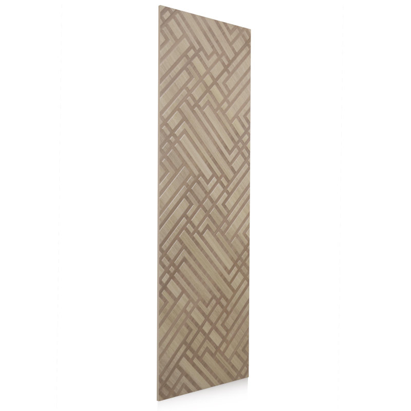 16x48 Karri Cross Designer Wood Look Crema Wall Tile