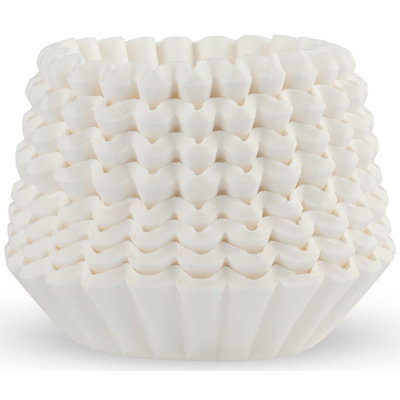 Coffee Filters 4-6 Cups, Junior Basket Style, White Paper, Chlorine Free Coffee Filter