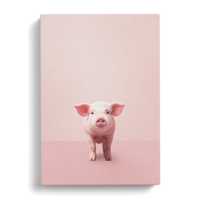Pig Minimalism No.2 - No Frame Print