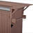 Modern 60.2''W Outdoor Kitchen Island with Wheels, Rolling Patio BBQ Kitchen Cart with Stainless Steel Top, Wood Grill Cart with Spice Rack&Wine Rack,2 Drawers-2047275956-2047275957