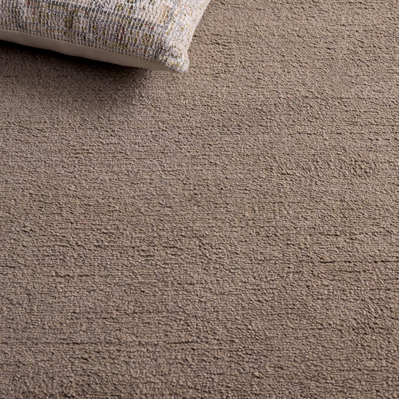 Metro Hand Tufted Wool; Cotton Solid Color Indoor Rug, Square 6'