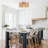 Modern Rustic Semi Flush Mount Ceiling Light, 1-Light Brown Farmhouse Ceiling Light Fixture For Kitchen, Bedroom,Foyer