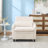 39“Soft And Comfortable Corduroy Fabric Sofa-548905343