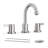 NO 2-handle Bathroom Faucet with Drain Assembly