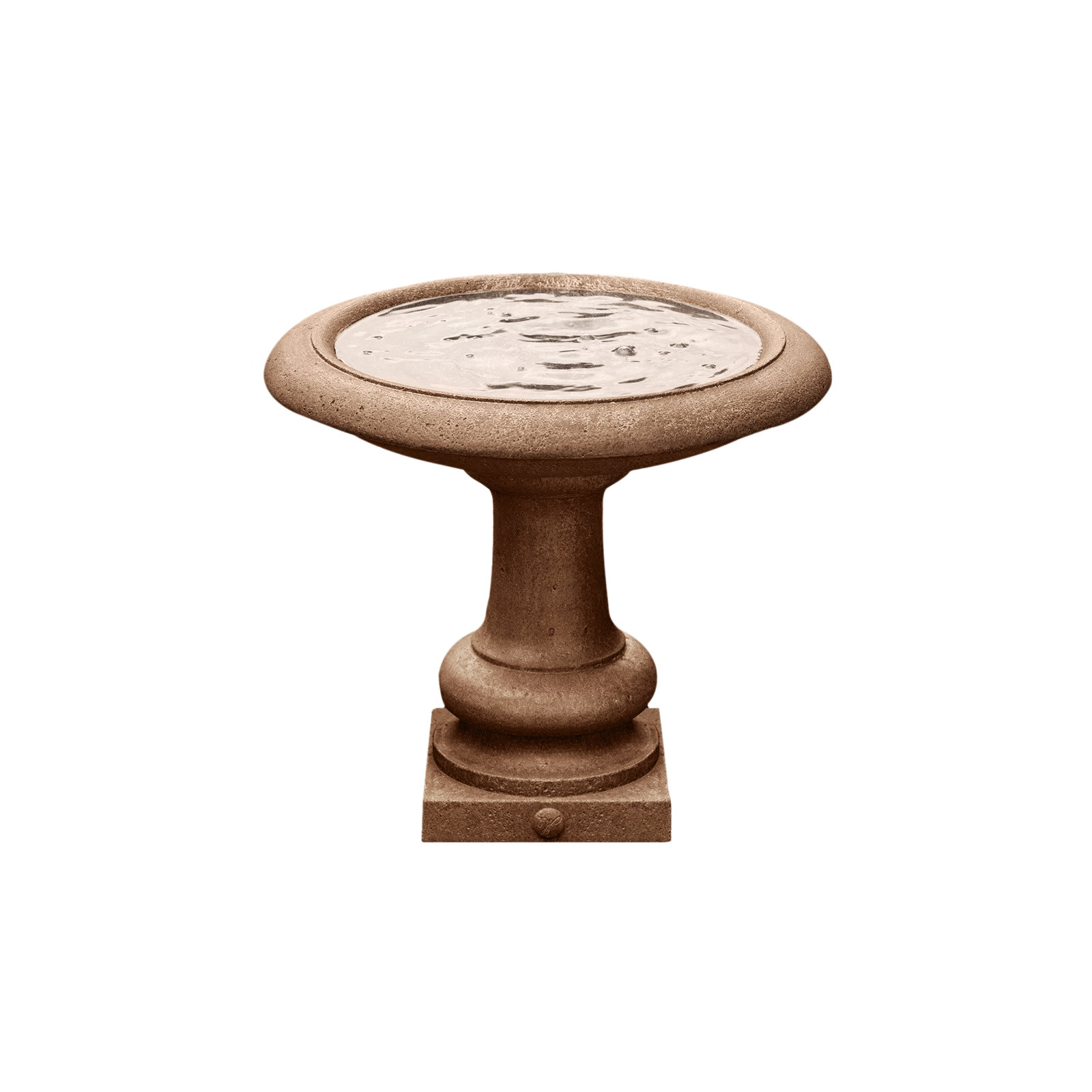 Connerton Birdbath, Brownstone