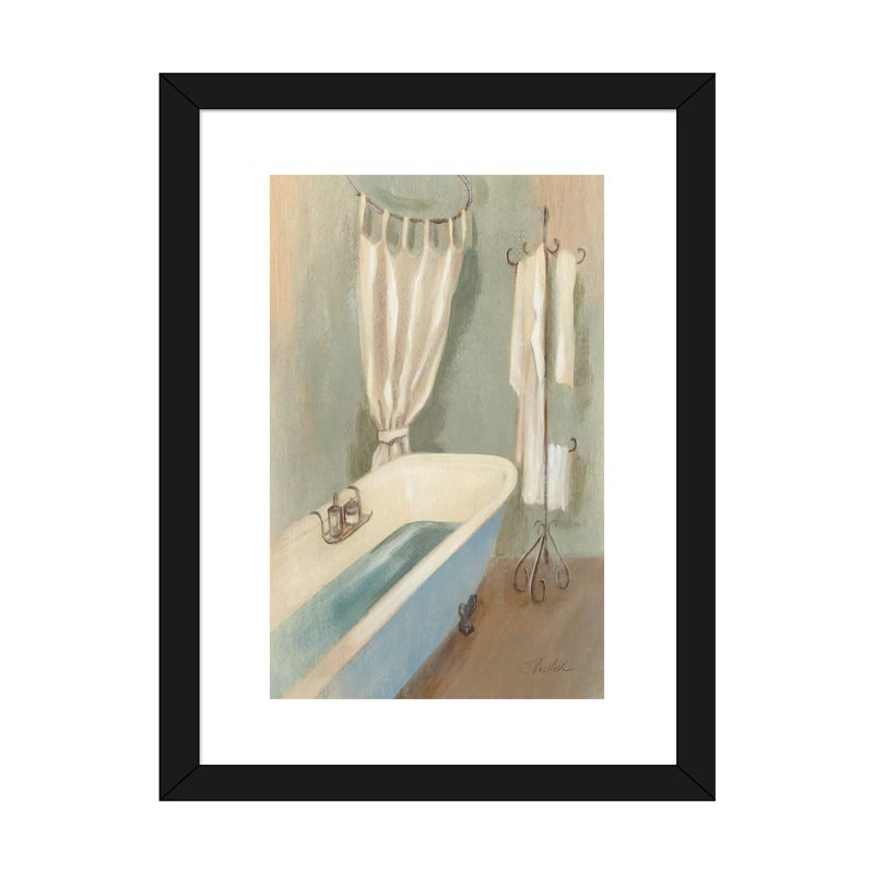 «Steam Bath III» par Silvia Vassileva, reproduction d'art, Papier encadré noir, Blanc, H 32 po x l 24 po x P 1 po