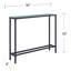 Mini-console étroite avec plateau en miroir Darrin-1874070817