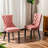 Tufted Velvet Wing Back Side Dining Chairs-747323165-792751470
