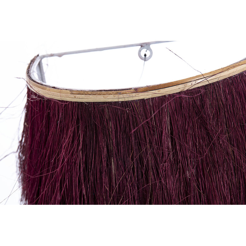 Banana Bark Flush Mounted Sconce, Burgundy