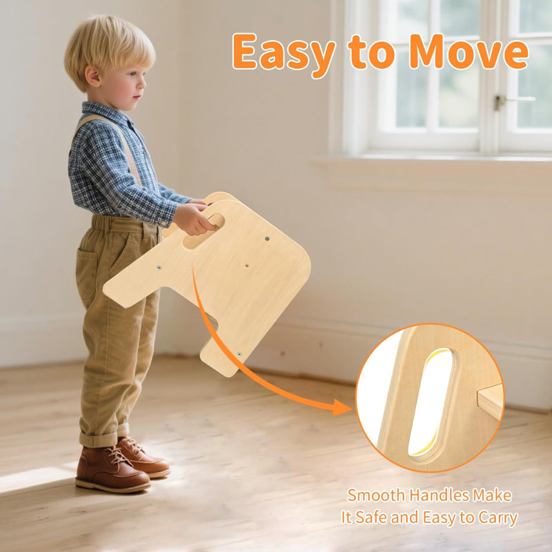 Escabeau en bambou pour enfants