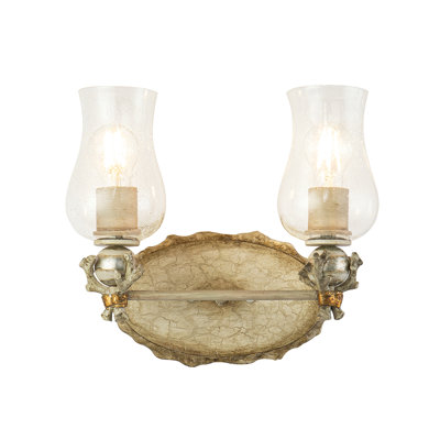 Stickel Trellis 2 Light Vanity In Bone