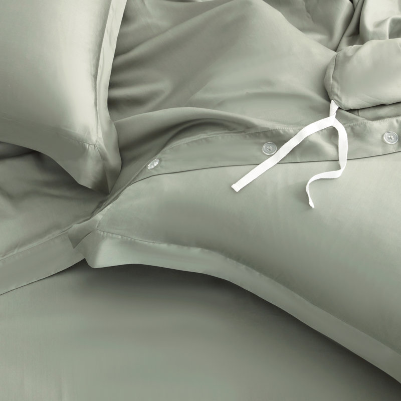 Eucalyptus Queen Tencel Lyocell Silky Duvet Cover Set